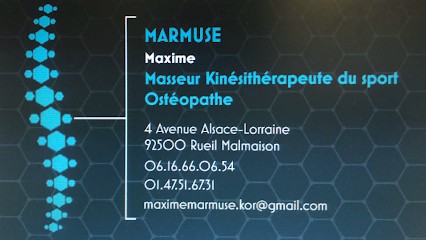 Maxime MARMUSE, Kinésithérapeute à Rueil-Malmaison