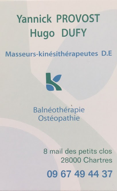 Yannick Provost, Kinésithérapeute à Chartres