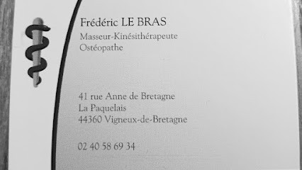 Frederic Le Bras, Kinésithérapeute à Vigneux-de-Bretagne