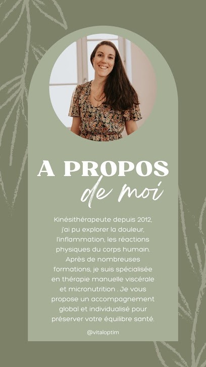 Adeline Ricois - Vital'Optim, Kinésithérapeute à Meung-sur-Loire