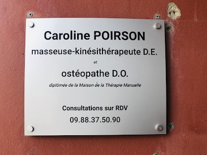 Poirson Caroline, Kinésithérapeute au Loroux-Bottereau